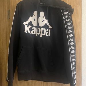 Kappa hoodie, medium, worn